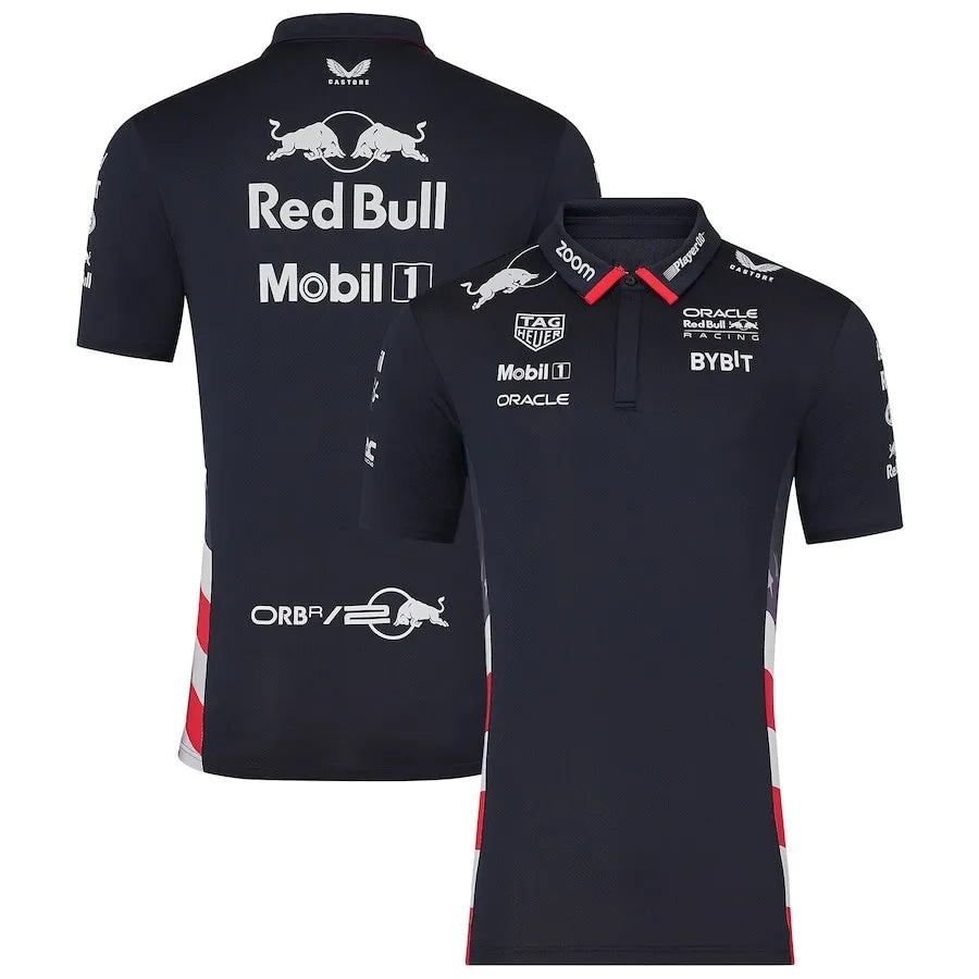 2024 New Formula1 Red Bull Team Racing Official Website Racing Polo Shirt Jersey Outdoor Sports Jersey Adult And Women Training