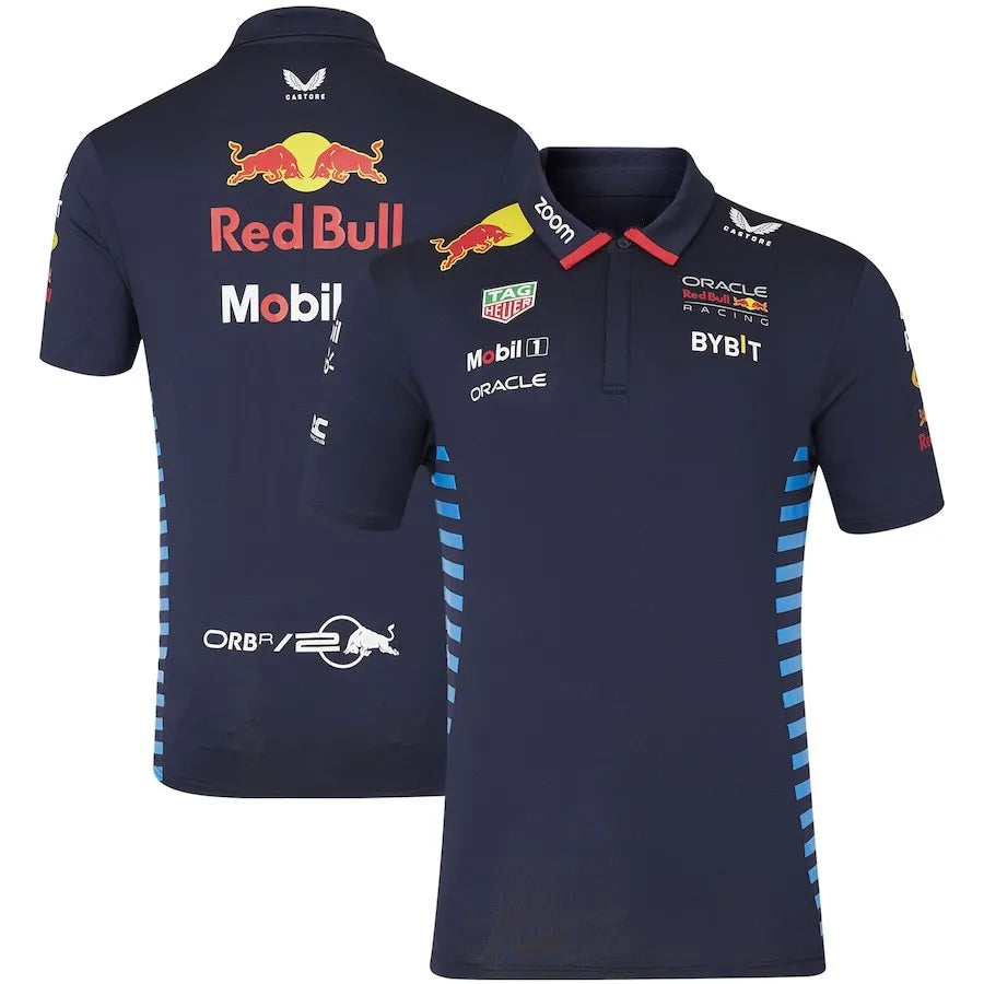 2024 New Formula1 Red Bull Team Racing Official Website Racing Polo Shirt Jersey Outdoor Sports Jersey Adult And Women Training