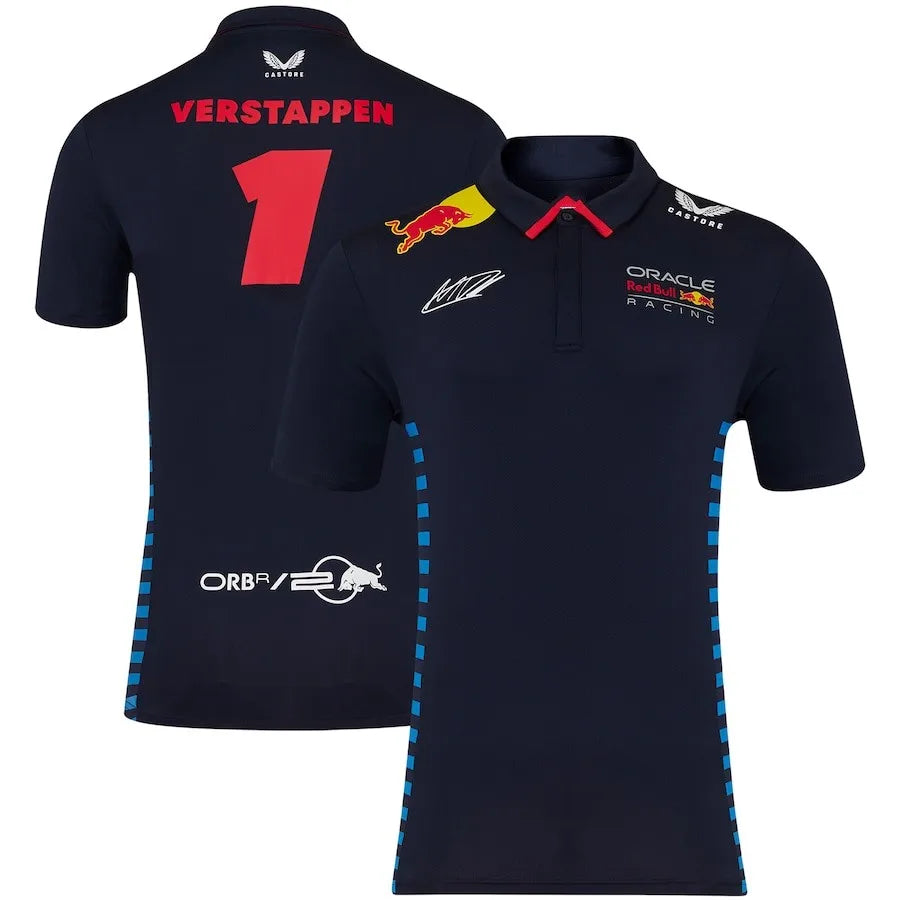 2024 New Formula1 Red Bull Team Racing Official Website Racing Polo Shirt Jersey Outdoor Sports Jersey Adult And Women Training